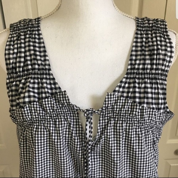 NEW! Derek Lam 10 Crosby sz 4 Plaid Top - Picture 2 of 6